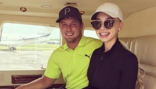 DeChambeau y su novia Sophia 