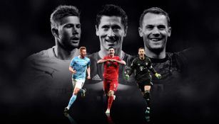 UEFA: De Bruyne, Lewandowski y Neuer, finalistas al mejor jugador del año