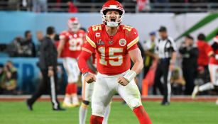 Mahomes en celebración con los Chiefs