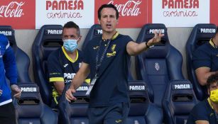 Unai Emery dirige las acciones del Submarino Amarillo