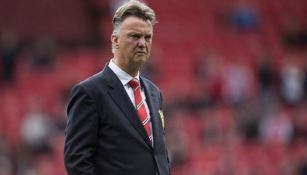 Louis van Gaal durante un partido 