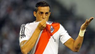 Rogelio Fune Mori en partido con River