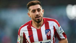 Hector Herrera en partido con Atlético de Madrid