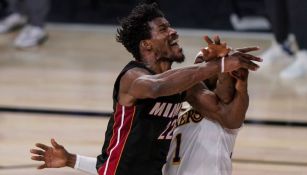 Jimmy Butler en acción ante el Heat