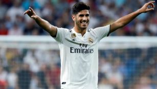 Marco Asensio en festejo