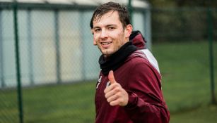 Pizzuto durante entrenamiento