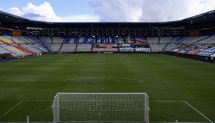 Estadio Hidalgo previo a un partido de Liga MX