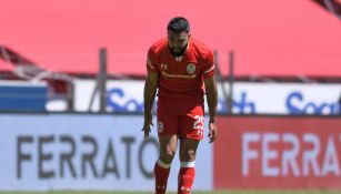 Alexis Canelo durante un partido con Toluca