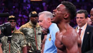 Errol Spence en pelea de box