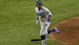 Justin Turner en acción con Dodgers