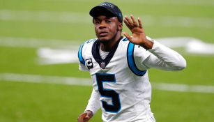 Bridgewater durante un partido con Panthers