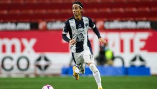 Daniel Parra durante un partido con Monterrey