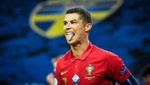 Cristiano Ronaldo en un partido con la Selección de Portugal