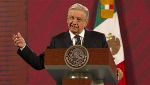 Andrés Manuel López Obrador en conferencia