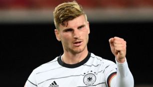 Timo Werner luego de anotar gol con Alemania