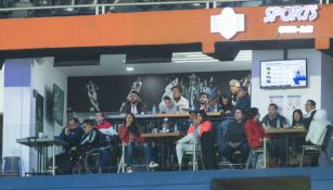 Afición en el Estadio Hidalgo en el Pachuca vs Pumas