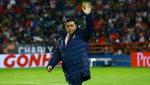 Luis Fernando Tena durante un partido con Chivas