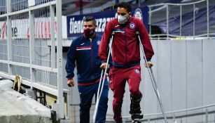 Adrián Aldrete tras lesión en partido vs Pumas