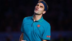Roger Federer durante un evento 
