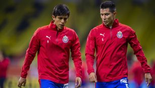 Jesús Molina y JJ Macías previo a un duelo en Liga MX 