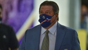 Miguel Herrera previo a un partido de la Águilas del América