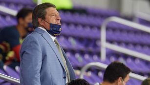 Miguel Herrera durante un partido con América