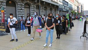 Habitantes de la CDMX durante la contingencia por el Covid-19