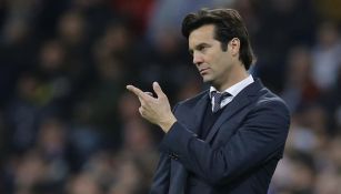 Santiago Solari dirige un duelo del Real Madrid 