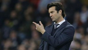 Santiago Solari dirige un duelo del Real Madrid