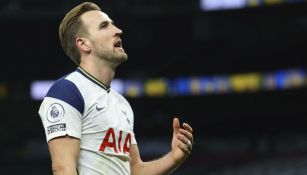 Harry Kane en acción con Tottenham