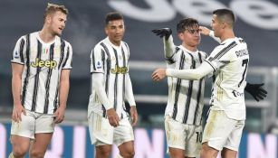 Juventus en festejo de gol