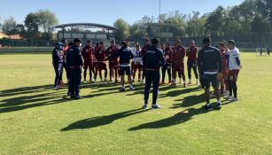 Cruz Azul en entrenamiento