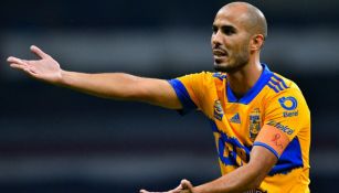 Guido Pizarro en acción con Tigres