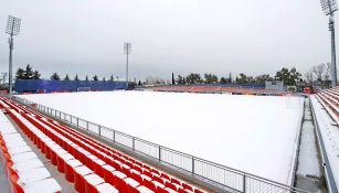 La nieve satura los campos en Madrid 