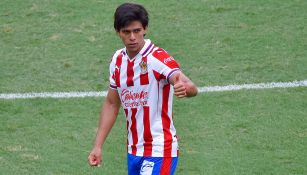 José Juan Macías durante un duelo con Chivas en Liga MX 