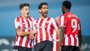 Raúl García festejando un gol conseguido