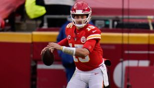 Mahomes, durante el partido de la Ronda Divisional contra Cleveland