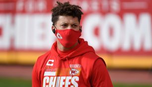 Mahomes, durante un entrenamiento de los Chiefs