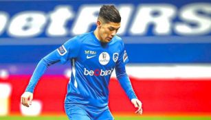 Gerardo Arteaga en un partido del Genk