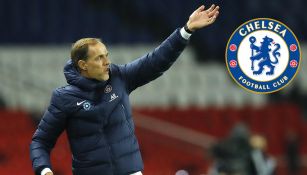 Thomas Tuchel en un partido con el PSG