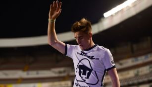 Facundo Waller en un partido con Pumas