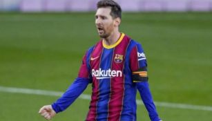 Lionel Messi en juego con el Barcelona