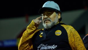 Diego Armando Maradona en su paso por Dorados