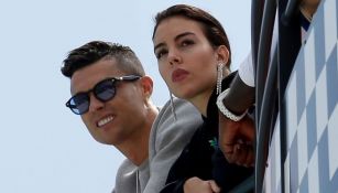 Cristiano Ronaldo y Georgina Rodríguez en un evento en Mónaco 