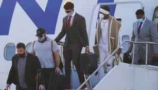 Chiefs llegando a Tampa Florida