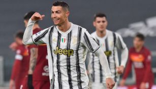 Cristiano Ronaldo en festejo con la Juventus