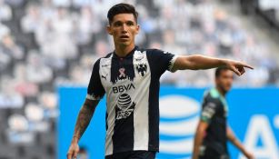 Matías Kranevitter durante un partido con Rayados