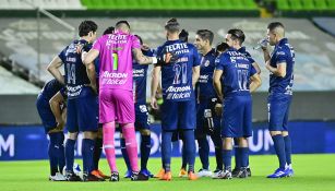 Jugadores de Chivas previo al partido contra León