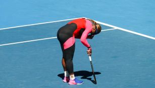 Serena Williams en derrota ante Naomi Osaka