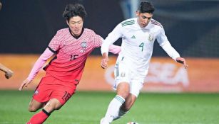 Edson Álvarez en acción con el Tricolor